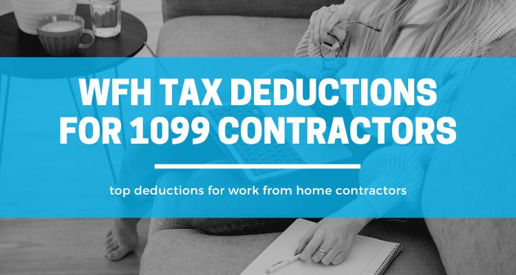 1099 work from home tax deductions